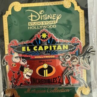 DSSH - El Capitan Marquee - Incredibles 2 DSF 2018 LE 400 Disney Pin B
