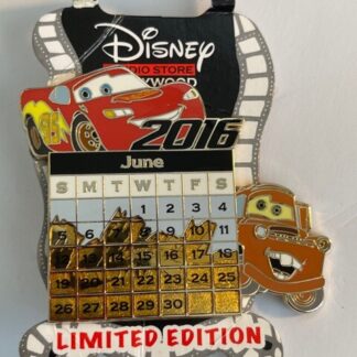 DSSH Pixar Calendar Surprise Release June Cars  Disney Pin LE300 (B)