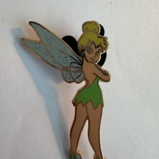 DU EMPLOYEE CENTER GLITTER WINGS TINKER BELL ARMS CROSSED LE 500 Disney Pin (A0)