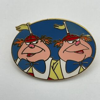 Disney 2002 Tweedle Dee & Tweedle Dum Cast Member Lanyard Series Pin G5