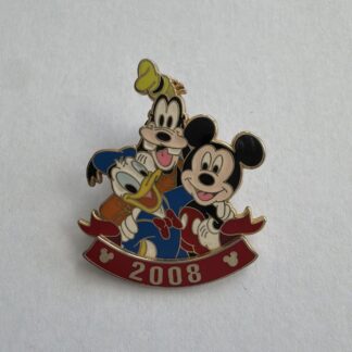 Disney 2008 Visa Cardmember FAB 3 MICKEY MOUSE GOOFY DONALD DUCK Pin H2