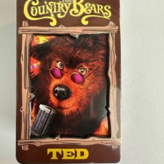 Disney Auction Pin LE 100 Country Bear Jamboree Series Ted Poster (C4)