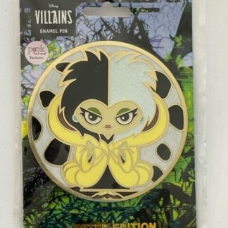 Disney Cruella DeVil Cute Villain Medallion LE 250 Pin Pink a la Mode PALM (B)