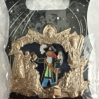 Disney D23 Expo WDI Pirates Of The Caribbean Stained Glass Attraction Pin LE 300
