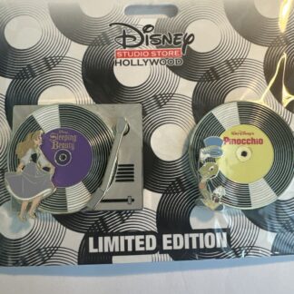 Disney DSSH D23 Vinyl Record Sleeping Beauty Briar Aurora Jiminy LE 400 Pin