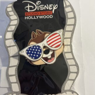 Disney DSSH Patriotic Chip with Sunglasses Pin LE 400  B