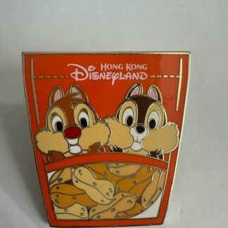 Disney HKDL Chip & Dale Peanuts Snacks Trading Carnival Pin 2020 (E3)