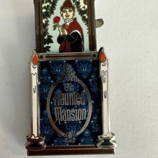 Disney Haunted Mansion Stretching Room Portrait Slider Pin LE 2000 Widow (B9)