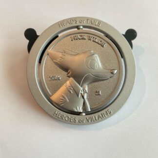 Disney Heroes & Villains Head Tails Zootopia Nick Wilde Spinner Pin LE900 F6