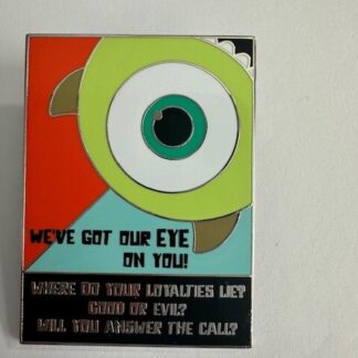 Disney Heroes Vs Villains Monster Inc Mike LE Pin We've Got Our Eye On You (E1)
