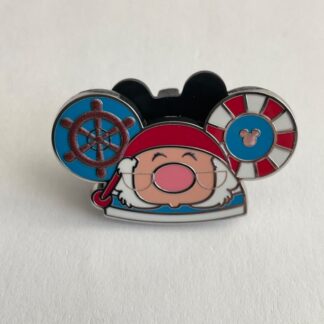Disney Hidden Mickey Mr. Smee Ear Hats Pin Wave B 2025 Peter Pan Hook F4