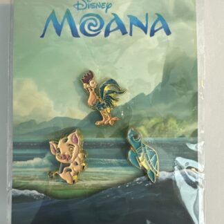Disney Korea Moana Hei Hei - Pua - Turtle 3 Pin Set