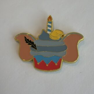 Disney Loungefly Dumbo Cupcake Birthday Candle Pin H1