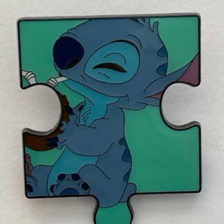 Disney Loungefly Lilo & Stitch Coconut Drink Puzzle Piece Pin (C7)