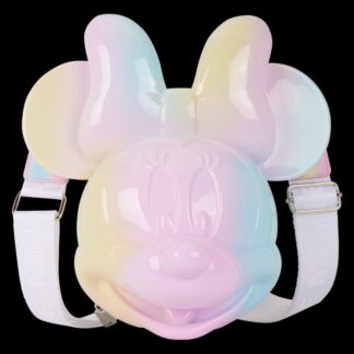 Disney Minnie Mouse Pastel Tie-Dye Molded Loungefly Crossbody NWT B