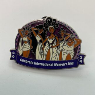 Disney Parks 2024 Celebrate International Women’s Day LR Muses Hercules Pin F3