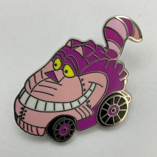 Disney Pin Cheshire Cat Alice in Wonderland Racers Race Car G6