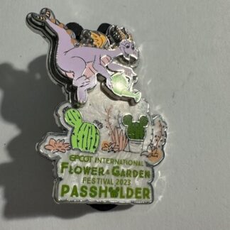 Disney Pin Figment Flower & Garden Festival 2023 Passholder Epcot Cactus (E0)