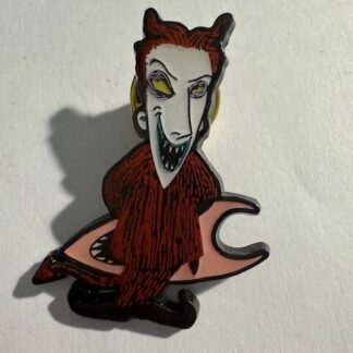 Disney Pin Lougefly Nightmare Before Christmas Lock Holding Mask Behind Back (B2