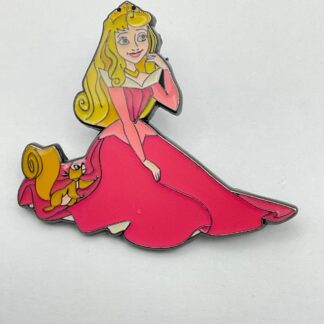 Disney Pin Loungefly Princess Sitting Aurora & Squirrel Mystery G5
