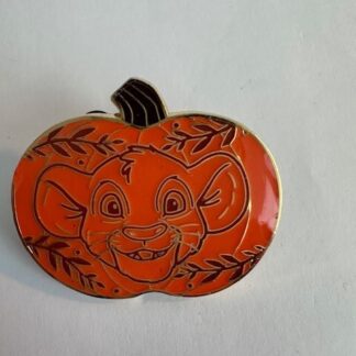 Disney Pin Loungefly Pumpkin 2022 Simba The Lion King Halloween Fall (D3)