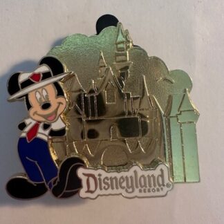Disney Pin Mickey Security Officer Castle Gold California Adventure Le 1500 (D9)