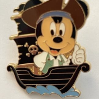 Disney Pin Trading Tokyo Disney Sea Pirate Mickey Mouse Boat (C6)