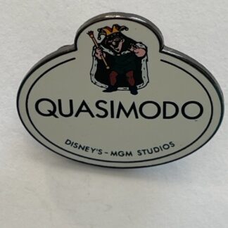 Disney Pin WDW Cast Member Exclusive Quasimodo Name Tag MGM Studios (C6)