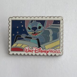 Disney Pin - WDW - Stitch on Space Mountain - Postcards - Deluxe Starter G2