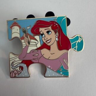 Disney Princess Puzzle Character 2024 Mystery Pin Ariel Little Mermaid LE 270 D2