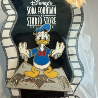 Disney Soda Fountain Studio Store Donald Duck Handprints Walk of Fame LE500