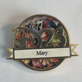 Disney Store D23 Membership Exclusive Personalized "MARY" Logo Pin (A5)