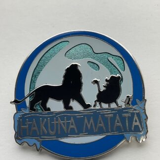 Disney The Lion King Simba & Timon & Pumba Silhouette Hakuna Matata Pin G4