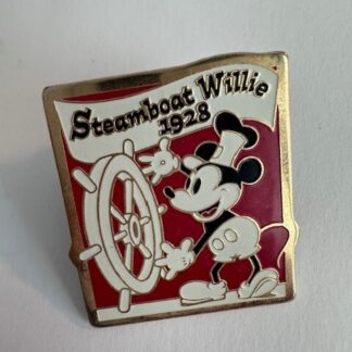 Disney Tokyo Disneyland Steamboat Willie 1928 Mickey Pin (C0)