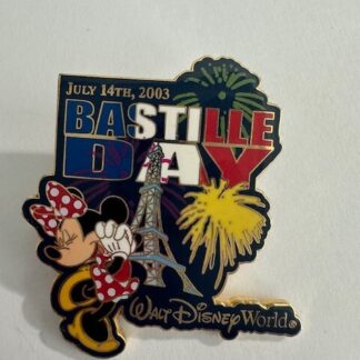 Disney WDW - Bastille Day 2003 Minnie Mouse Pin June 14th Eiffel Tower (E2)