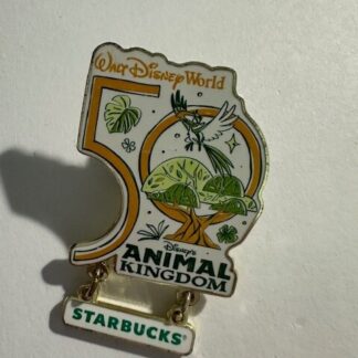 Disney World Animal Kingdom 50th Anniversary Starbucks Been There Series Pin (B3