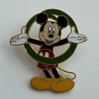 Disney Year 2000 Mickey Number Green 0  Disney Pin H5
