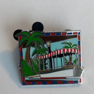 Fly Me To Disney Parks Jungle Cruise Blue And Red Frame Boats Disney Pin (B5)