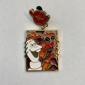 Frozen 2 2019 Olaf Stained Glass Dangle Disney Pin (A1)