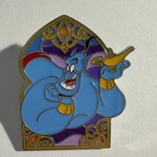 Genie Holding Lamp - Arched Window - Aladdin 2024  Disney Pin G1