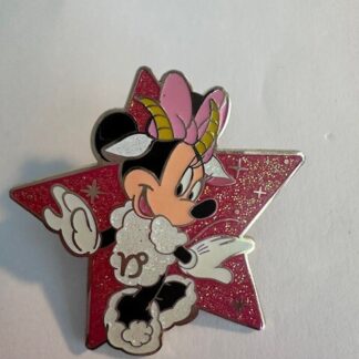 HKDL Hong Kong Constellation Zodiac Minnie Mouse Red Star Disney Pin (D2)