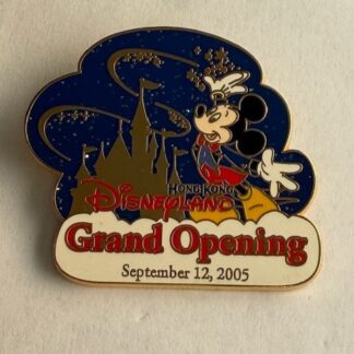 HKDL - Mickey Mouse - Grand Opening - Cast Exclusive 2005 Disney Pin C9