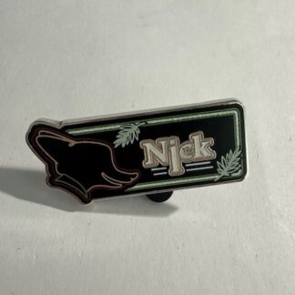 HKDL Nick Wilde Neon Signs Game Prize Zootopia Disney Pin (B0)
