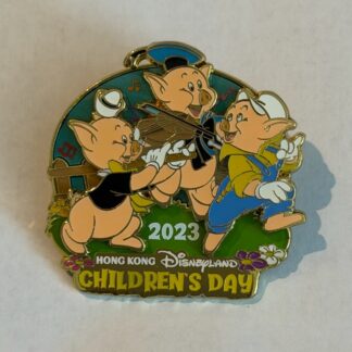 HKDL - Three Little Pigs - Children's Day 2023 Disney Pin G6