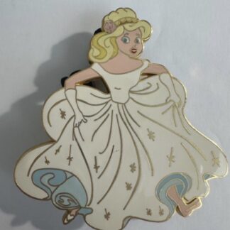 HSN Magical Evening White Ball Gown Cinderella Storybook Flawed Disney Pin (F0)