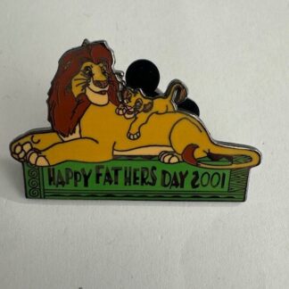 Happy Father’s Day 2001 Simba Mufasa Lion King LE Disney Pin (E7)