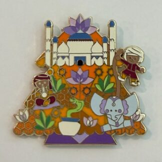 India Christmas Tree - Small World - Mystery 2019 Elephant Garden Disney Pin H9