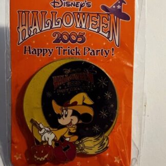 JDS Minnie Mouse Witch Halloween 2005 Happy Trick Party Disney Pin (B)