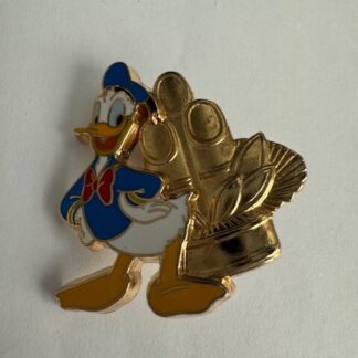 Japan Disney Store - Omikuji 2004 Gold Kadomatsu Bamboo Donald Duck Pin (D0)