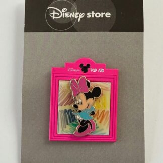 Japan - Minnie Mouse - Pop Art - JDS 2003 Hot Pink Frame Disney Pin B